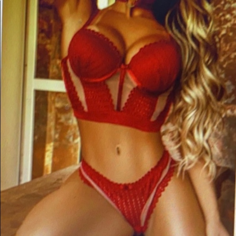 Sheer mesh lace lingerie